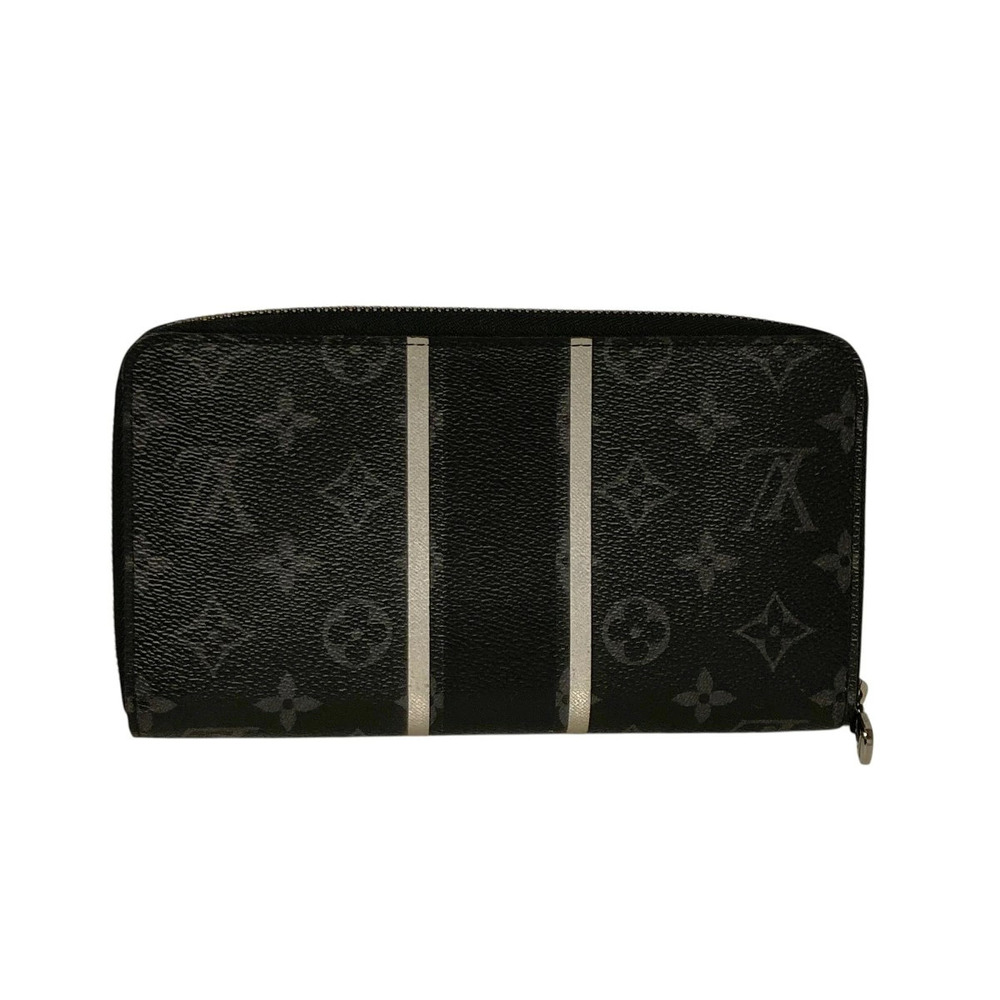 Louis Vuitton Flash Zippy Wallet Monogram Wallet Canvas Leather Eclipse Black